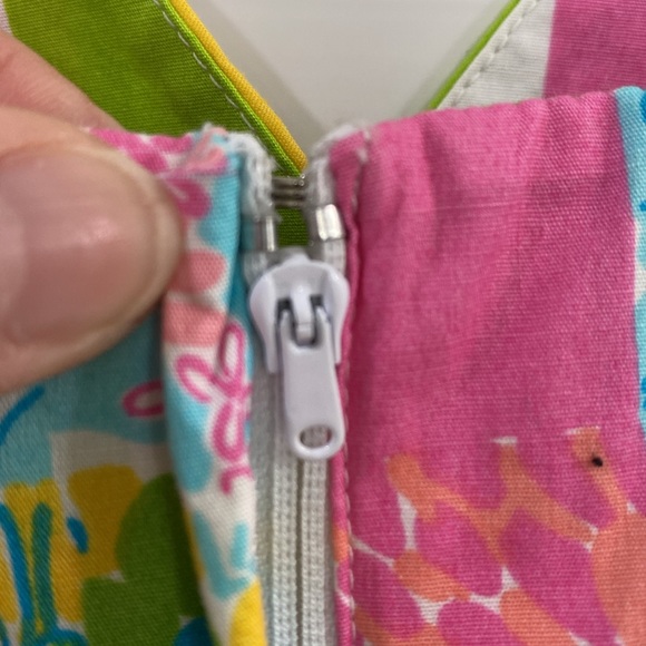 Lilly Pulitzer vintage y2k 90s patchwork dress. Size 6 - Picture 7 of 12